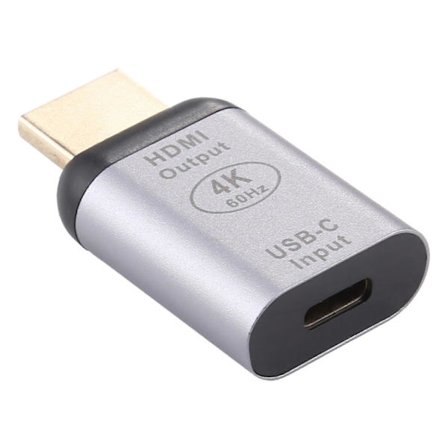 Type-C / USB-C Naaras HDMI Uros Alumiiniseosadapteri