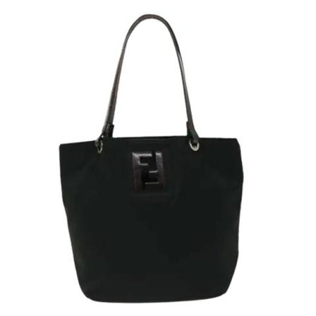 Fendi Vintage Pre-owned Nylon totes , Zwart , Dames , Maat: ONE Size Vintage Tassen