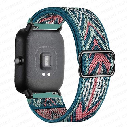 20mm/22mm band för Amazfit Gts 4//2/2e/3/gts2 Mini/gtr 4/3/ pro/gtr2/47mm/stratos Nylon Elastiskt watch Amazfit bipsband
