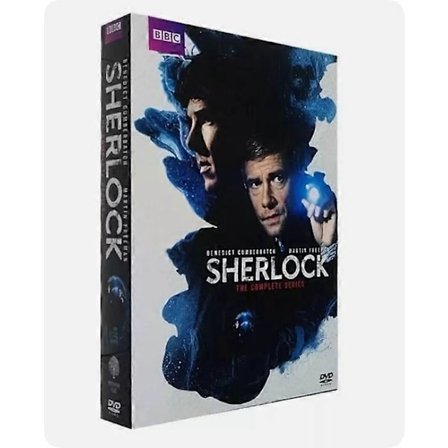 Sherlock: Den komplette serie 1-4 + Den afskyelige brud (DVD, 2017, 9-Disc sæt)