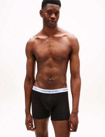 Tommy Hilfiger 3P Boxer Brief Wb - Black - S