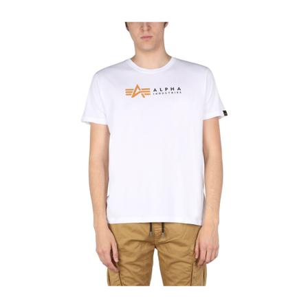 Alpha Industries T-Shirts Hvid, Herre