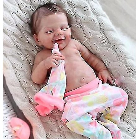 Reborn Doll Helt silikon, docka, verklighetstrogen Mycket äkta utseende-55cm -best