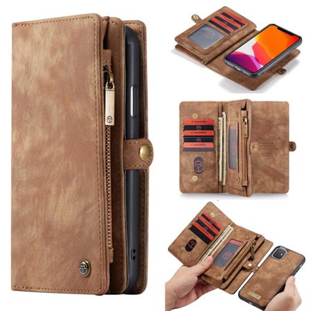 CaseMe Lompakkokotelo Multi-Slot iPhone 11 Ruskea