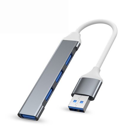 4Port USB 3.0 Hub USB Hub Höghastighetstyp C splitter
