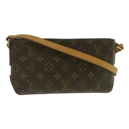 Louis Vuitton Vintage, Pre-owned Crossbody Bag Bruin, Dames, Maat:ONE Size,leer