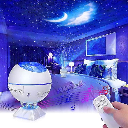 Galakseprojektor Nattlys Projektor Stjerneprojektor Med Justerbar Lysstyrke