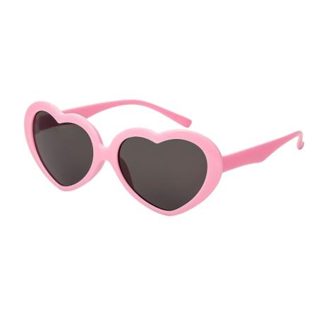 Hjärtformade solglasögon för flickor Röda rosa hjärtformade solglasögon Kärleksglasögon Retro Pink