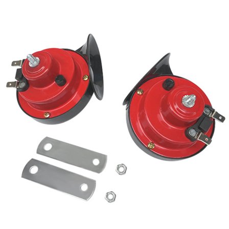 300DB Snigel Lufttuta, 2-pack 12V Super Hög Tågtuta Kit, Universal Vattentät