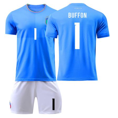Qatar Fotbolls-vm 2022 Italien Fotboll Kit - Vit Blå 26