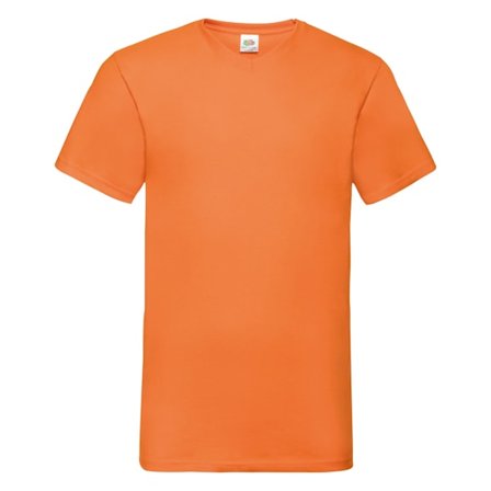 Fruit Of The Loom Mens Valueweight V-Neck, Kortärmad T-shirt