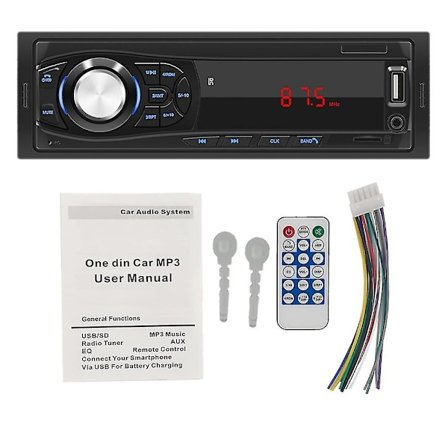 Bilstereo Audio Automotivo Bluetooth Med USB SD USB Fm Radio Mp3-spiller PC Type: 12pin -8014