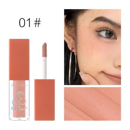 3-i-1 flytande rouge matt sammetsögonskugga rouge ansiktsrouge läppglans naturlig långvarig uppljusande hud ansiktsmakeup kosmetika