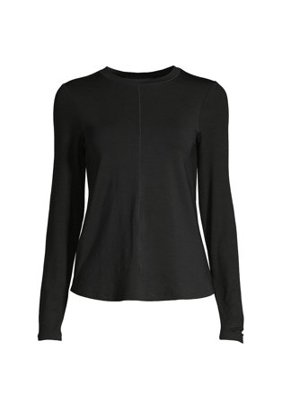 Casall Delight Crew Neck Long Sleeve Black 38, Tøj & Bolig, Træningstøj, Træningsbluser