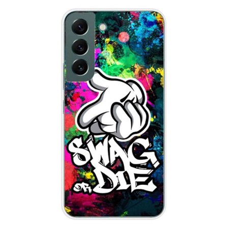 Siliconfodral - Kompatibel med Samsung Galaxy S22 - design swag or die