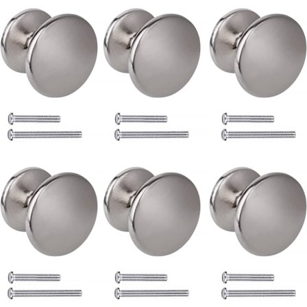 Pyöreät ovenkahvat, laatikonkahvat, 27 mm:n huonekaluvetimet kaappiin