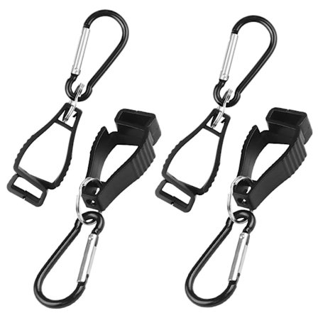 2 stk. hanskeklemme, arbeidsklemme, arbeidshanskeholder for arbeidshansker Byggevarehus Hagearbeid