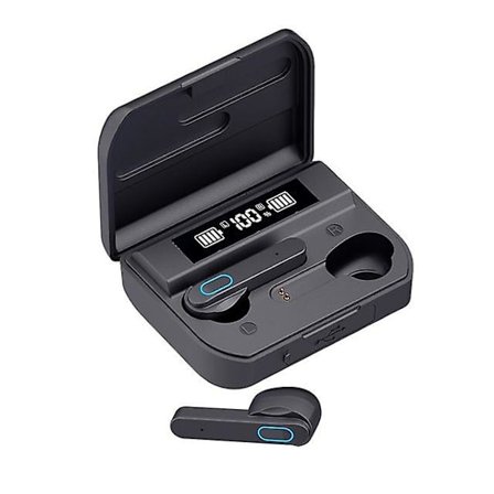 T33 Bluetooth-hörlurar Trådlösa hörlurar Öronproppar 5.3 Headset med fyra horn Hifi ljudkvalitet Utomhussporter Touch Control (FMY)