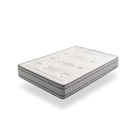 Madras 120x190 cm Dobbelt fjedret madras med memory-skum to sider tykkelse 30 cm +/- 2. ECCOX