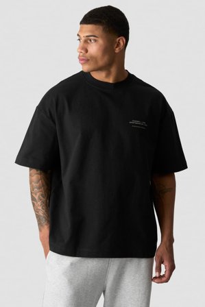 ICANIWILL - Essence Heavy Cotton T-Shirt Print Black - Herre - ICIW