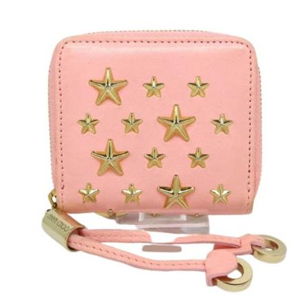 Jimmy Choo Pre-owned, Pre-owned Leather Wallets Roze, Dames, Maat:ONE Size