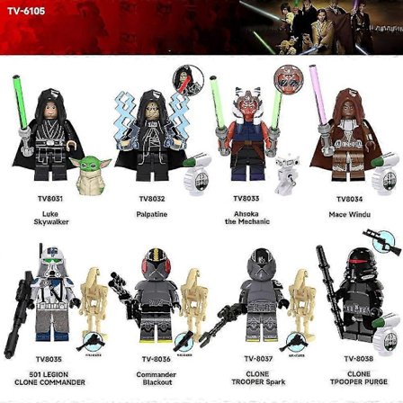 8-pack Star Wars Byggklossarfigurer Luke Skywalker Mace Windu Montering Minifigurer Leksaker Barnpresent Heminredning