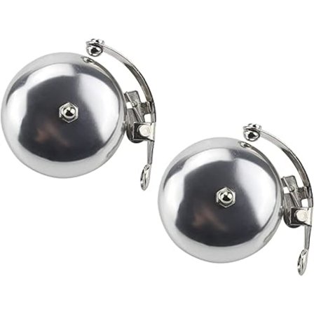 2 st Retro Cykelklocka i Metall, Vintage Cykelklocka, Aluminium Cykel