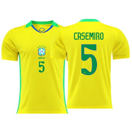 25-26 Brasiliens landsholdshjemmebanetrøje NO.5 CASEMIRO fodboldtrøje S-2XL