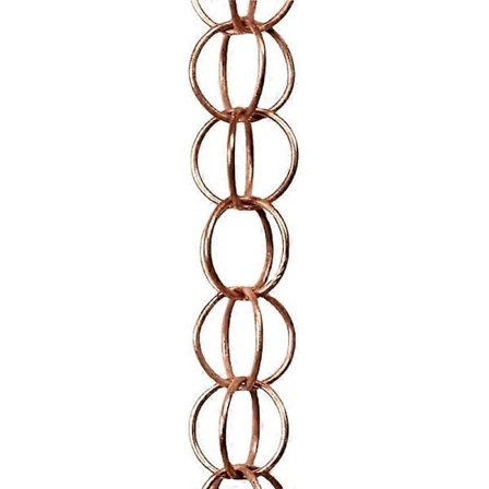 Regnkjede i stål med blader, hagegave til mor, takrenner, regnfanger for nedløpsrør med adapter, tykk-Perfekt ring_MGF