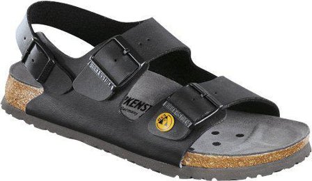 Birkenstock Milano 63479037 Työsandaalit musta, normaali lesti 37, Kengät