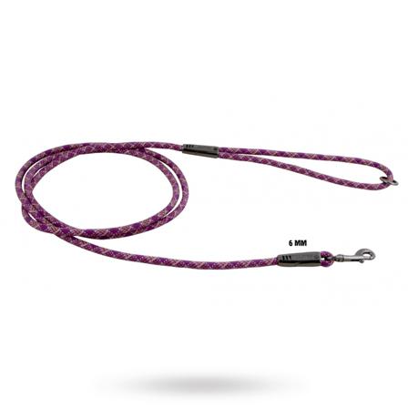 Hurtta Casual Repkoppel Ljung/Pelargon 180 cm - Textilkoppel, Rullkoppel, Draglinor, Läderkoppel, Långlinor, Flexikoppel på Doggie.se