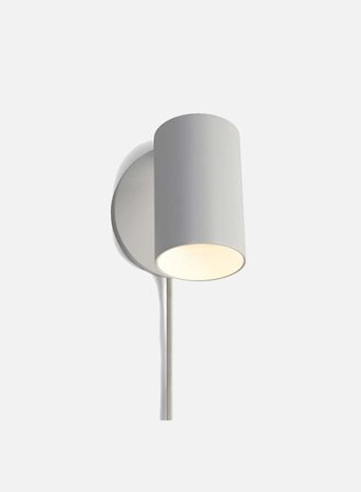 SpotOn Circle vegglampe - hvit