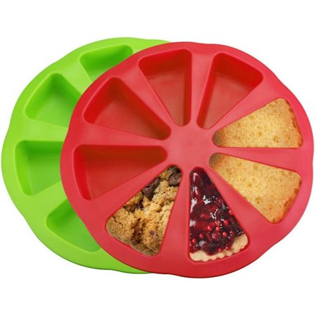 2 Silikoneforme til Bagning, Trekantet Kageform