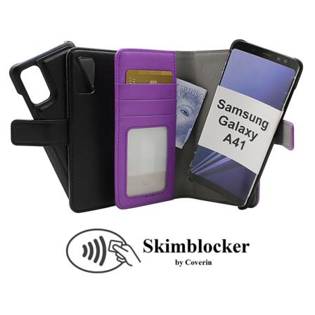 Skimblocker Magnet Wallet Samsung Galaxy A41 Svart