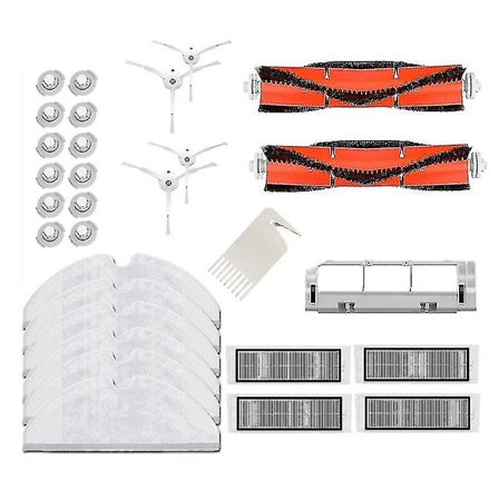 Xiaomi Roborock S50 S51 S5 Tilbehør HEPA-filter Hovedbørste