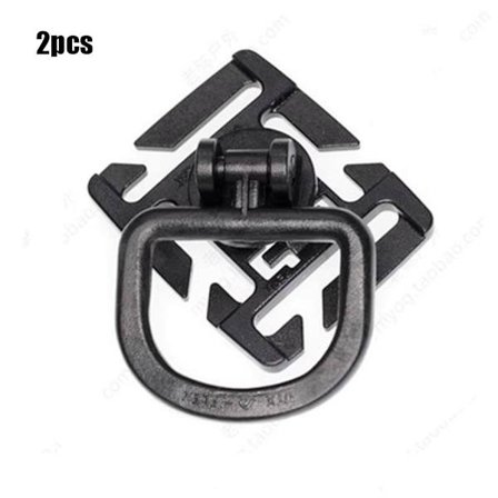 2/4 stk D Ring Clip Mountain Clamp 3 3
