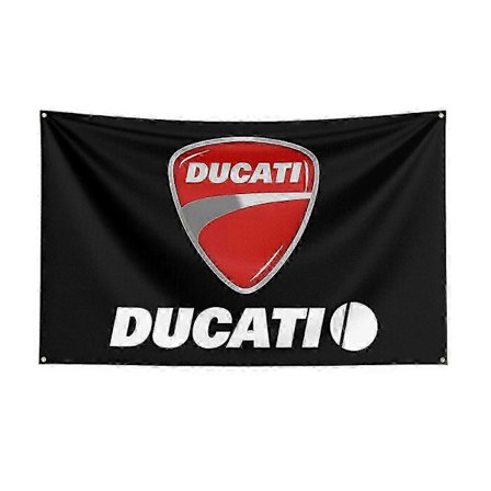 3x5 Ducati Flag Polyester Trykt Racing Motorcykel Banner Kompatibel med Decor