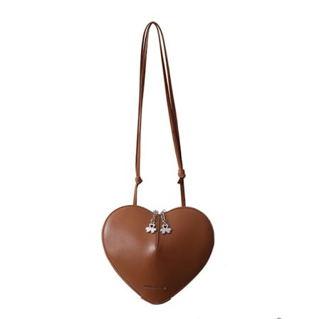 Hjerteformet Taske Kærligheds Hjerte Taske BRUN brun