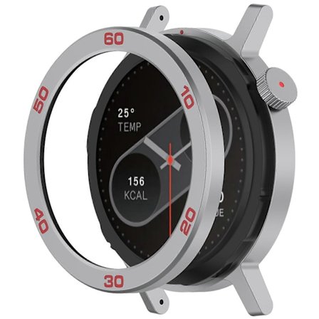 For Nothing CMF Watch Pro 2 Klokke Bezel med Skjermfilm Klokke Ramme Metall Ring Deksel (FMY)