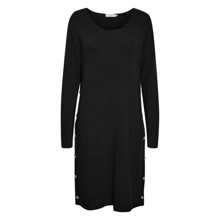Cream, CRChristine Knit dress - Mollie Fit Czarny, Kobieta, Rozmiar: S