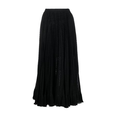 Twinset Midi Skirts svart, Dam, Dam, Storlek: S