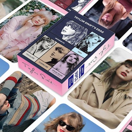 Taylor Swift Lomo-kortalbumklistremerkepakke Foto-kortsett 96 stk