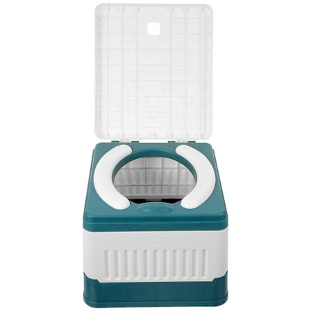 Hopfällbar toalett för daglig användning i bilen, utomhus, bärbar resetoalett, nödtoalett för utomhusbruk (FMY)