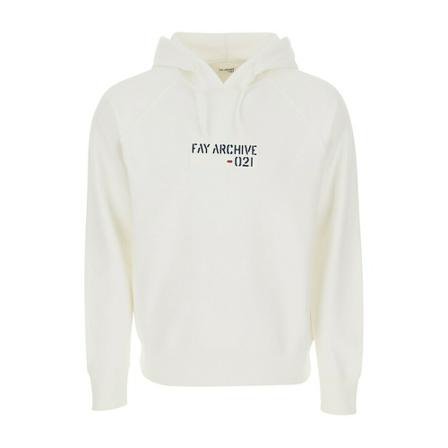 Fay Hoodies Hvid, Herre