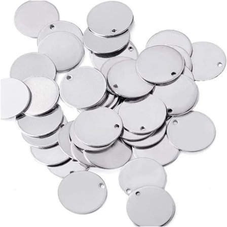 Runda berlocker Platta runda berlocker stämplingsmärke[XJ]_tfrf