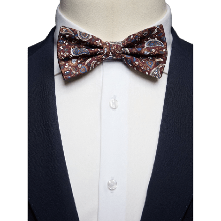 John Henric Bow Tie Paisley Kostymtillbehör Herr Röd ONESIZE