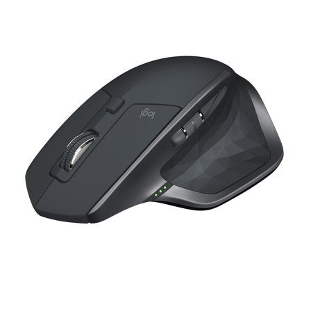 Logitech MX Master 2S - mus - Bluetooth, 2.4 GHz - grafitt