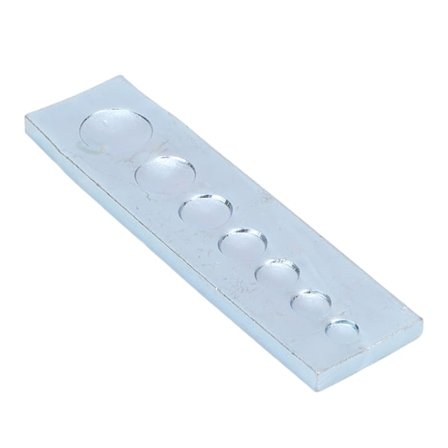 Rivet Setter Base Gjenbrukbar 7 i 1 45 Stål Metall Rivet Base Snap Button Press Stanseverktøy