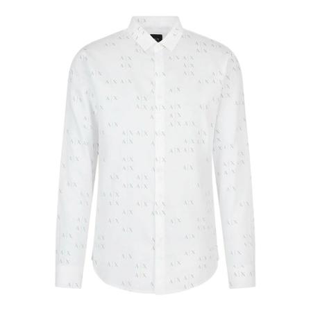 Armani Exchange, T-Shirts Wit, Heren, Maat:M