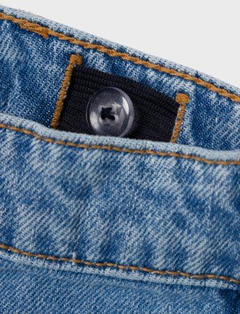 name it Nkfbella Reg Dnm Shorts 3674-Be Noos - Blue - 152